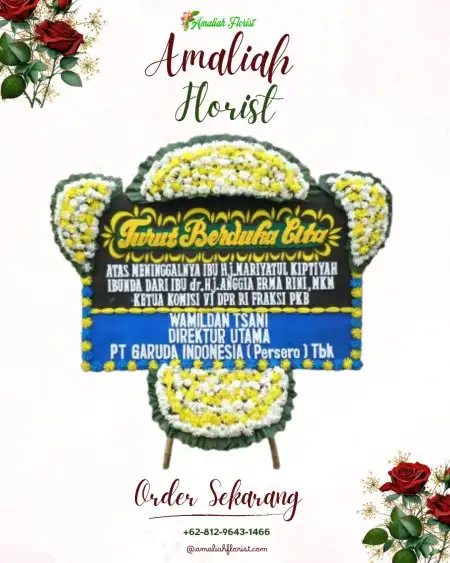 Papan Bunga Duka Megamendung